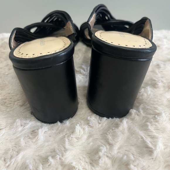 Adrienne Vittadini Annalee Block Heel Sandals Black‎ Size 7.5 NEW - Picture 6 of 7